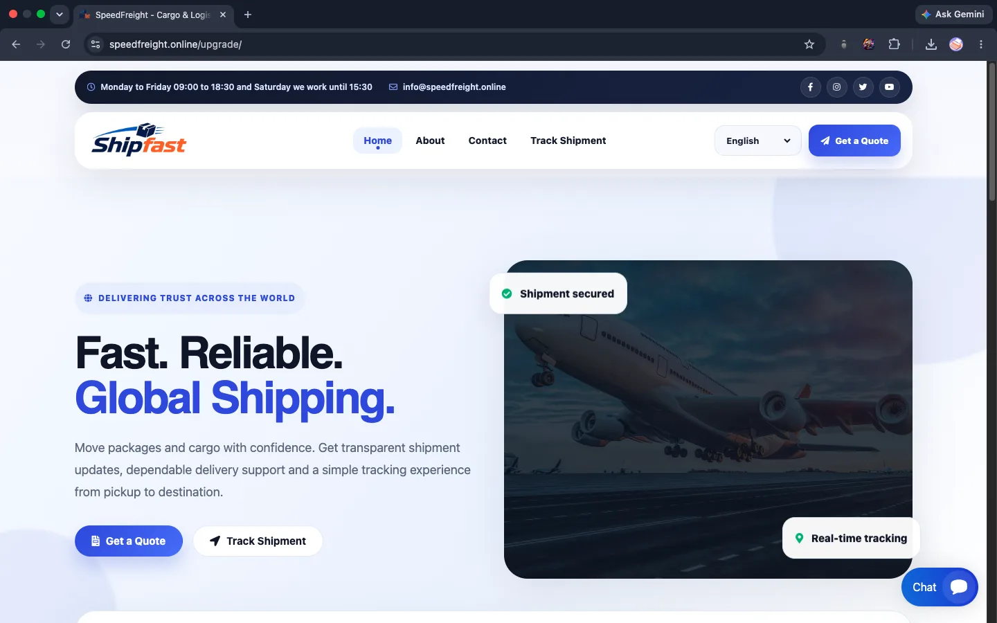 ShipFast Logistics Platform